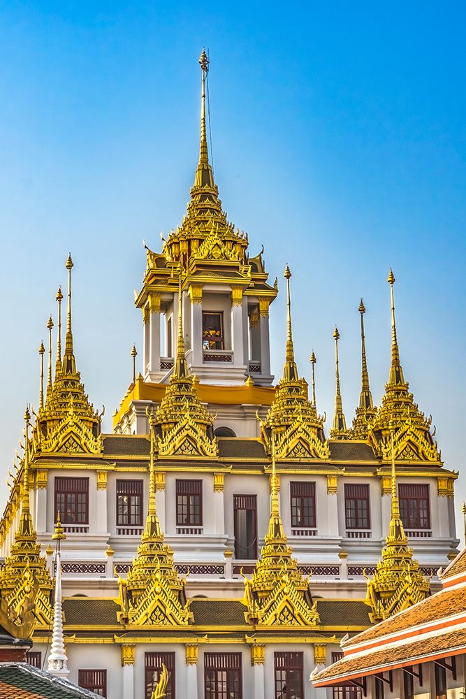 Loha Prasat, Wat Ratchanatdaram, Worawihan, Bangkok, Thailand.